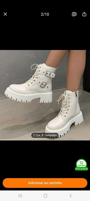 Wow!  Um charme de bota em estilo e conforto