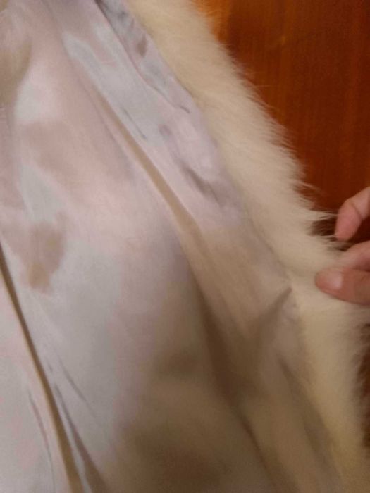 Casaco Comprido em Pele de raposa