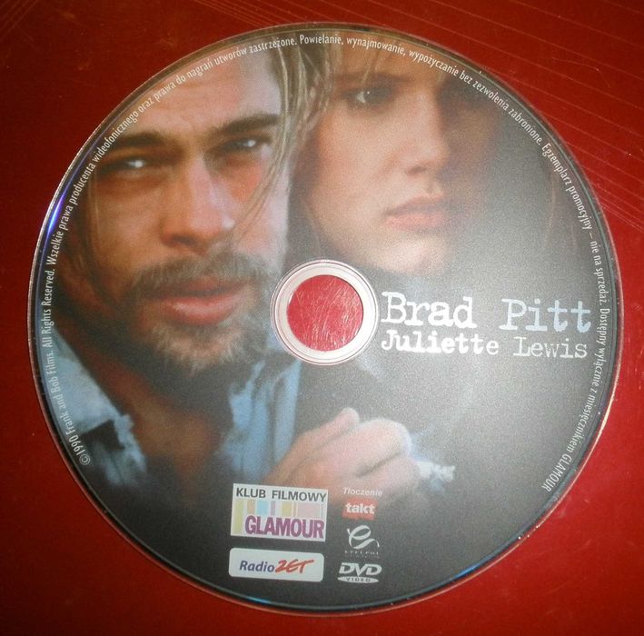 film DVD Za młoda by umrzeć Brad Pitt Juliette Lewis