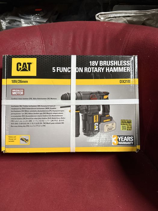 Młotowiertarka akumulatorowa 18v CAT DX21B 2,2J
