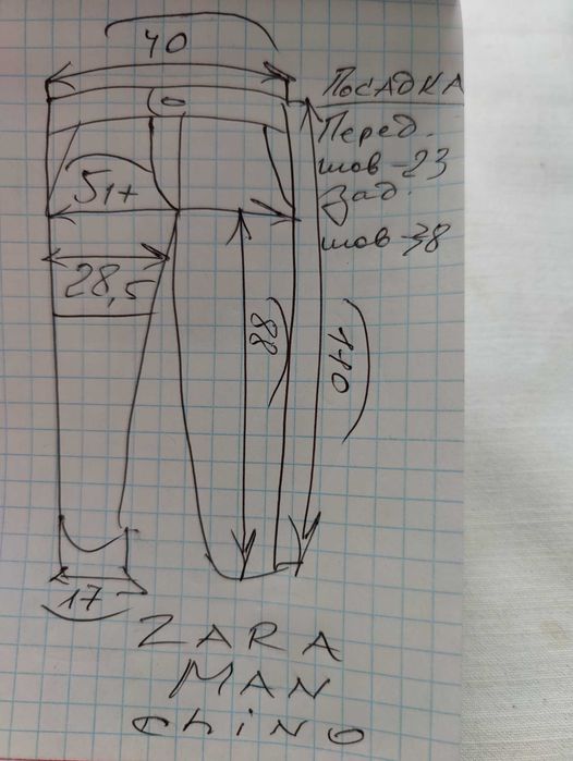 Джинсы брюки Zara Man USA w30 stretch navy.