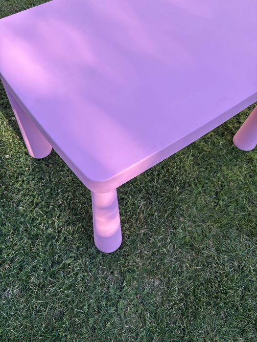 Stolik różowy IKEA dla dziecka