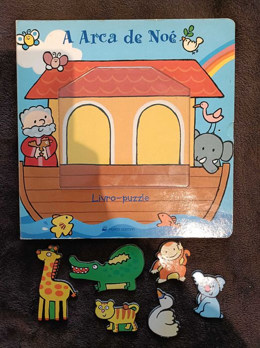 Livro puzzle A Arca de Noé