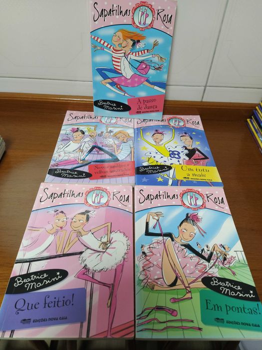 Livros Sapatilhas Rosa