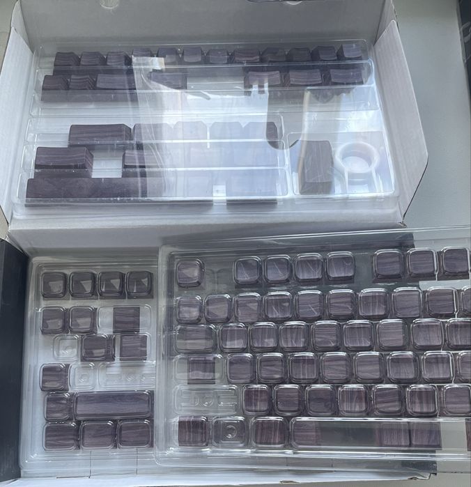 Кейкапи Womier Walnut Wood