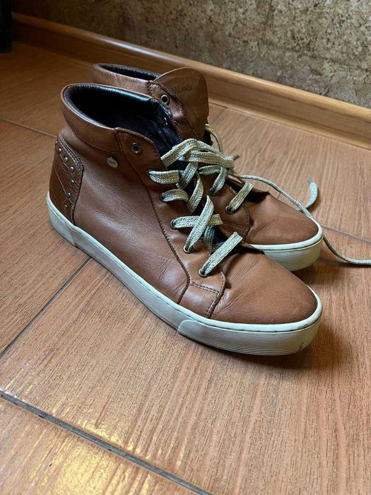 Кеди з натуральної шкіри