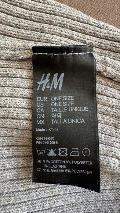 Czapka dzianinowa, H&M, rozmiar uniwersalny-super stan