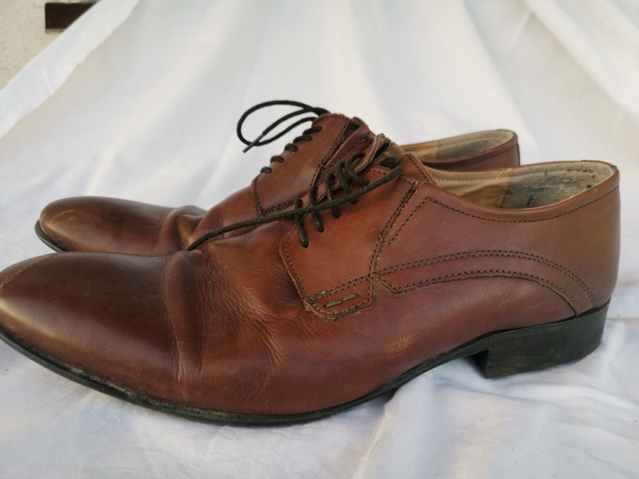 Pantofle męskie, brązowe, PIER ONE