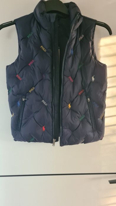 Kamizelka bezrękawnik puchowy Polo Ralph Lauren monogram koń