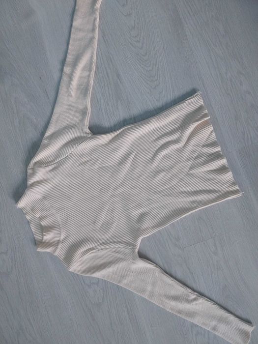 UNI sweter golf półgolf damski prążek dzianina casual basic nowy