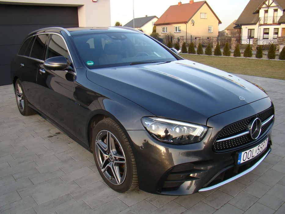 Mercedes-Benz Klasa E AMG Burmaster KeyLess Panorama Kamery 360 Bezwypadkowy Serwis ASO FV