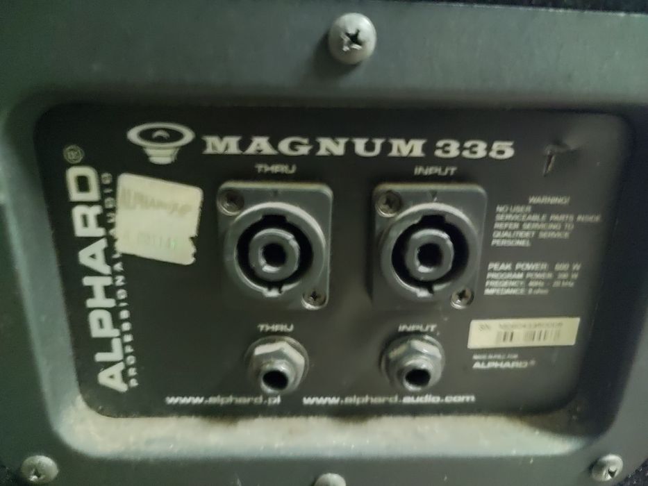 Kolumny Alphard Magnum 335