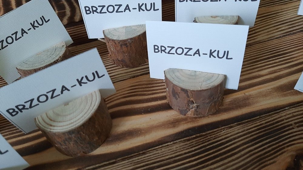 Podstawk pod winietki rustykalne wesela, bankiety Boho