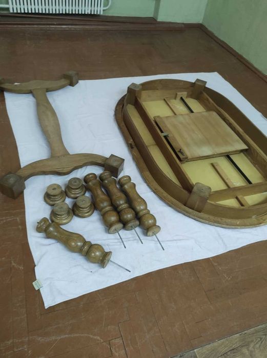 Идеальн.Немецкий Раскладной и Разборной Стол.Фрезерная Токарная Работа