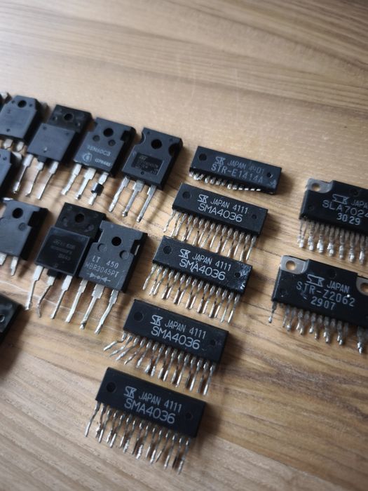 Duże tranzystory 36 szt. Toshiba, SK Japan, PBYR i inne