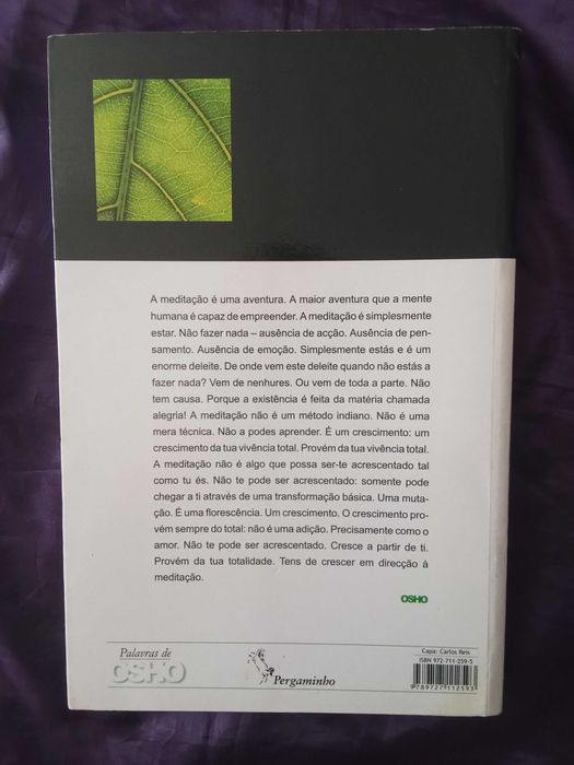 Meditação: A Primeira e Última Liberdade - Osho