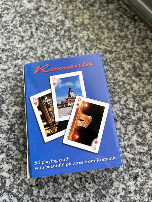 Baralho de cartas Roménia - novo e embalado