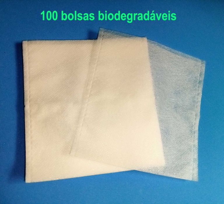 100 bolsas biodegradáveis para plantas