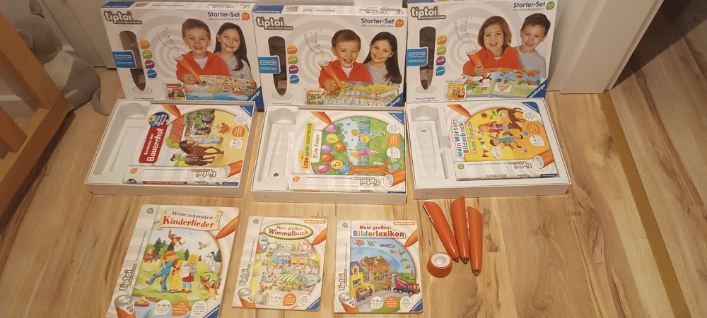 Tiptoi ravensburger 3 pisaki i książki niemiecki