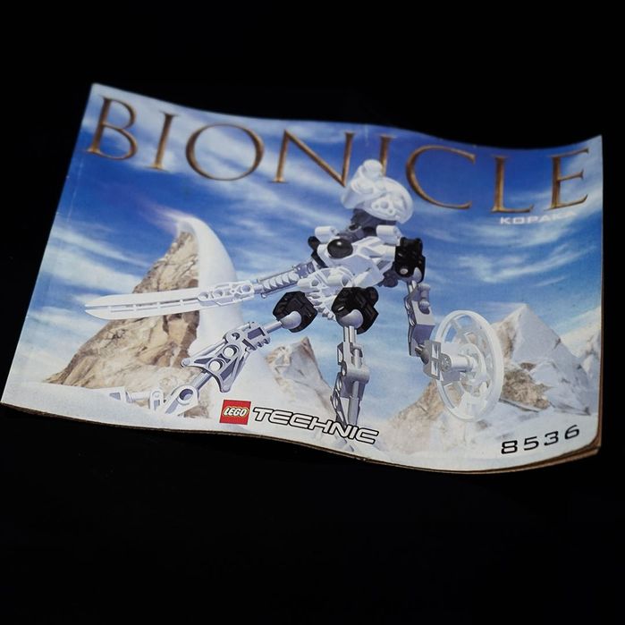 Lego Bionicle 8536 Kopaka 2001 - Komplet + tuba + instrukcja, klocki