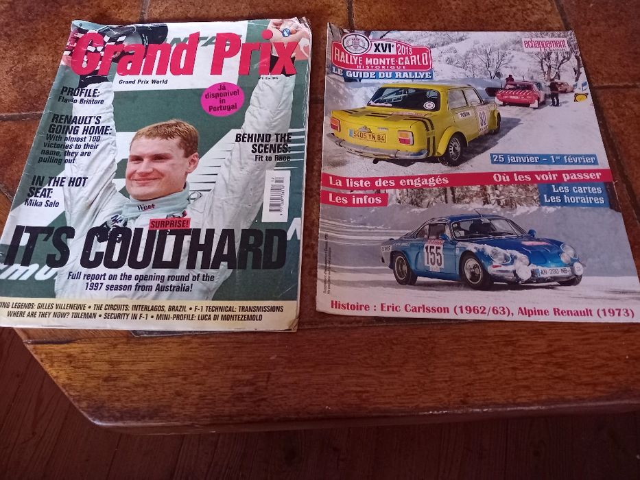 Revistas Automobilismo, rallye Monte-Carlo + Grand Prix
