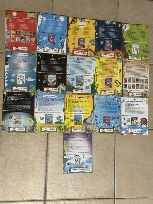 Livros infantis - O bando das cavernas coleçao de 16 livros