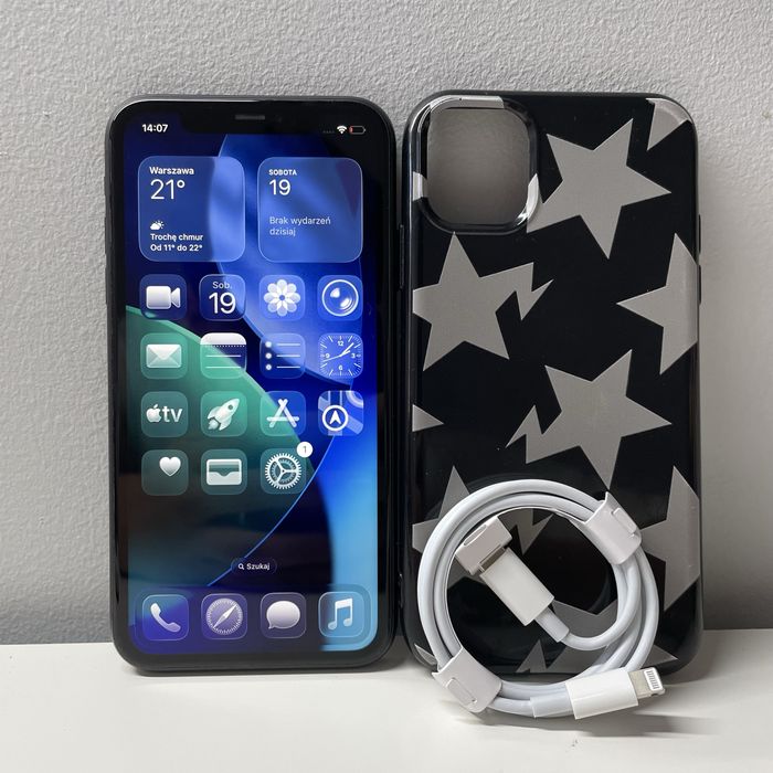 iPhone 11 128GB Czarny 79% kondycja•Stan bdb