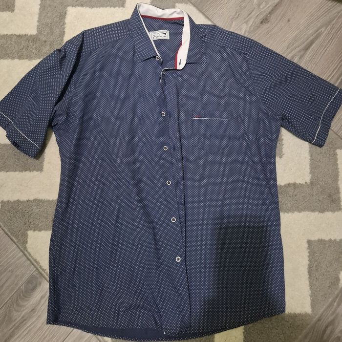 Koszula męska granat