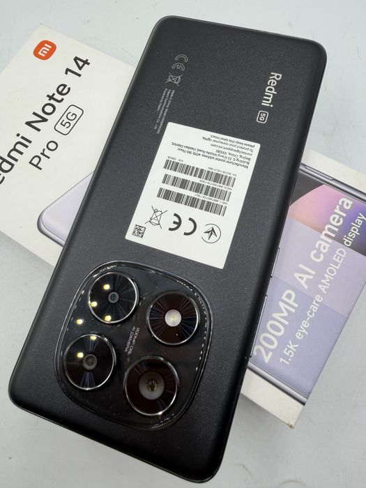 Nowy smartfon Xiaomi Redmi Note 14 Pro 5G, 8+256GB, Komplet, Bez blokad