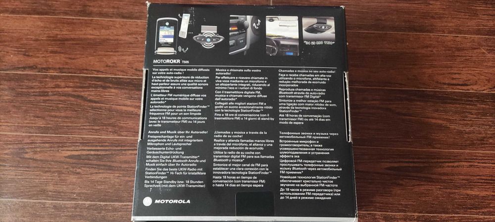 Motorola T505 Bluetooth-radio FM zestaw głośnomówiący