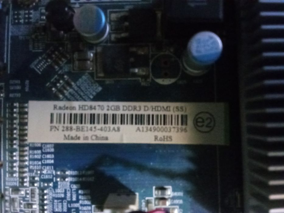 Видеокарта radion Hd8470 2GB DDR3