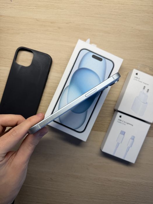 iPhone 15 128gb biały bateria 100% komplet