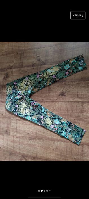 Długie spodnie w kwiaty  Maison Scotch