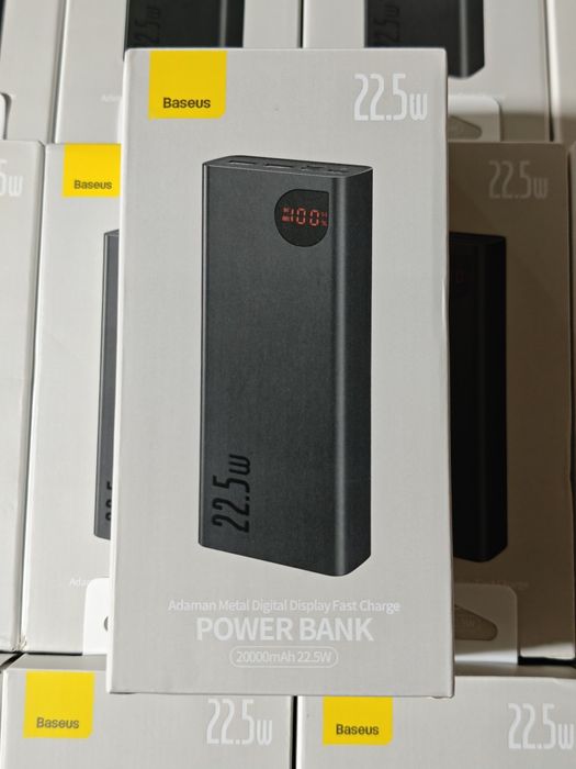 BASEUS ADAMAN 10000mAh 22.5W, 30000mAh 65W, 100W павербанки
