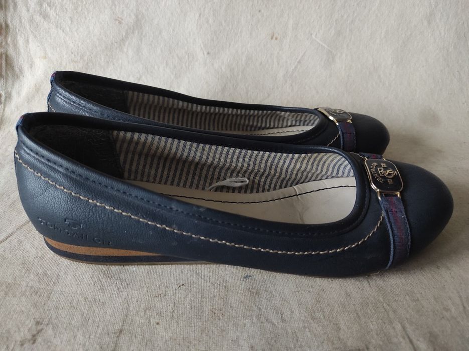 Baleriny damskie granatowe Tom Tailor nr 39