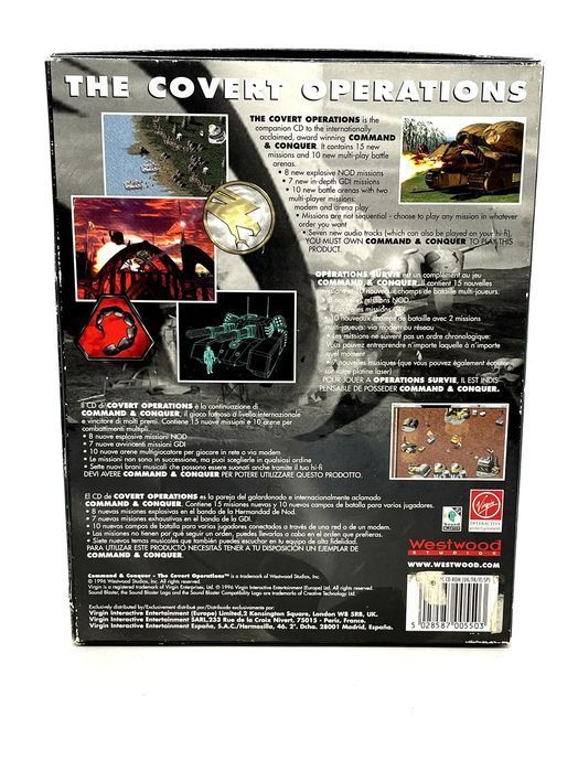 Command and Conquer The Cover Operation PC Big Box Po Francusku