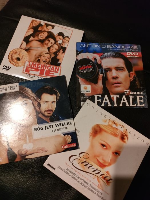 4 filmy DVD: tytuły w opisie