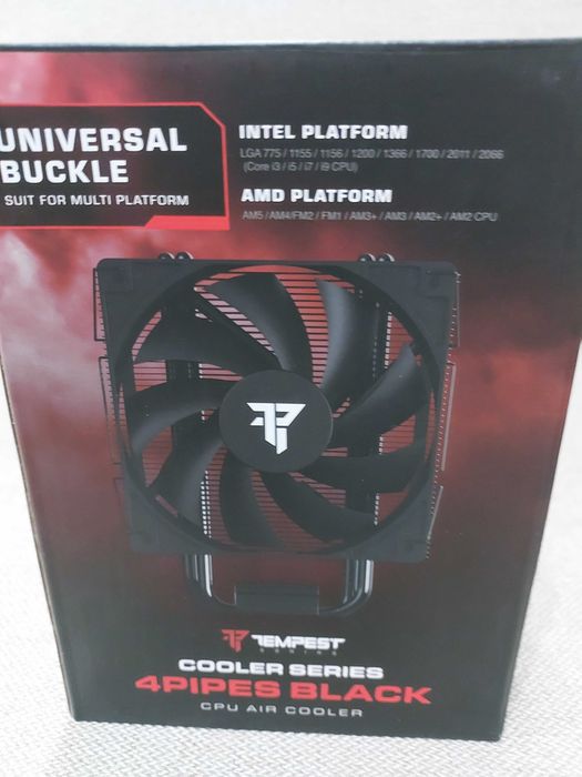 Tempest CPU Cooler Universal / AMD/INTEL / PRETO / NOVO