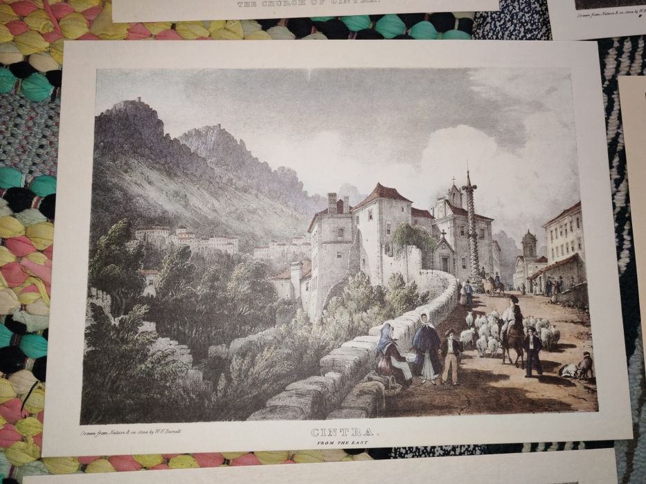 Gravuras antigas de Sintra – conjunto selecionado (vistas clássicas)