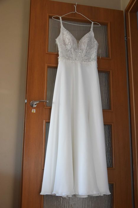 Suknia ślubna z salonu,sukienka do ślubu,na wzrost 160cm,IDEALNA