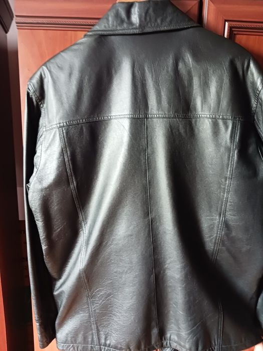 Kurtka skórzana męska L stań bardzo dobry