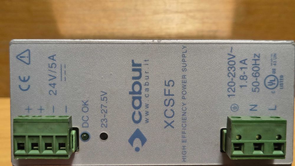 Zasilacz impulsowy CABUR XCSF5 24V/5A