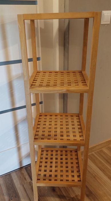 Regał drewno boho