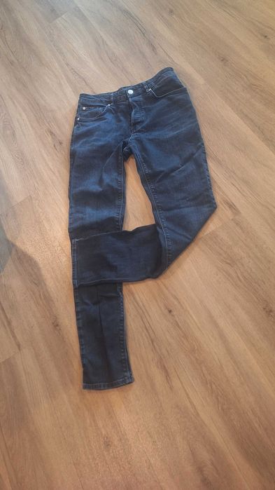 Spodnie męskie jeansowe granatowe slim fit Review