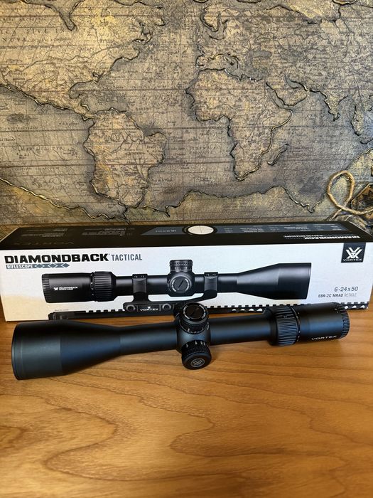 Оптичний приціл VORTEX Diamondback Tactical 6-24x50 (FFP,MOA) Оригінал