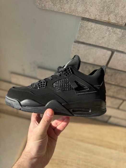 Jordan 4 Retro Black Cat кросівки 36 - 45