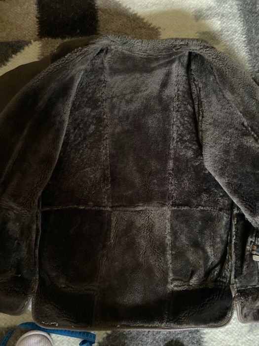 Кожаная женская дубленка