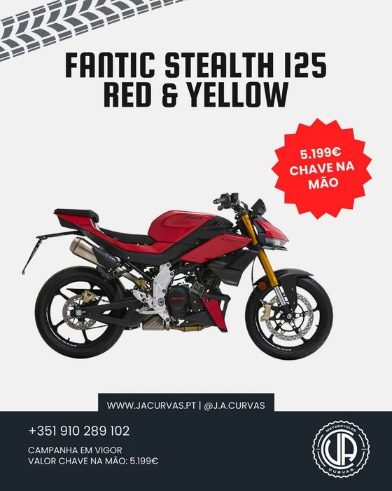 Fantic Street  STEALTH 125 (CAMPANHA EM VIGOR)