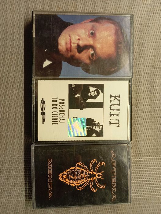 Kult, Apteka, Michał Bajor - kasety MC oryginał