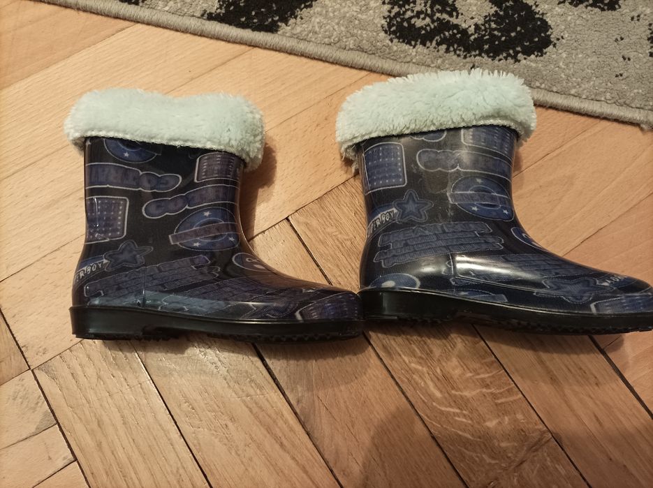 Гумові чоботи дитячі утеплені 23 розмірр